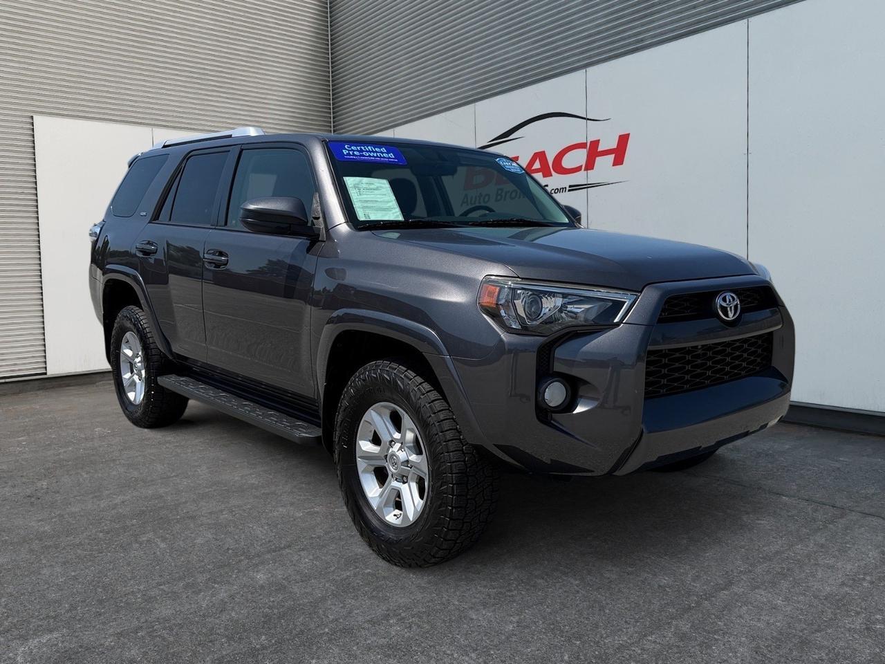 2018 Toyota 4Runner SR5, BLUETOOTH, BACKUP CAMERA, POWER MIRRORS, TOW PACKAGE, KEYLESS ENTRY, CRUISE CONTROL, HILL START ASSIST, COME AND TEST DRIVE TODAY!