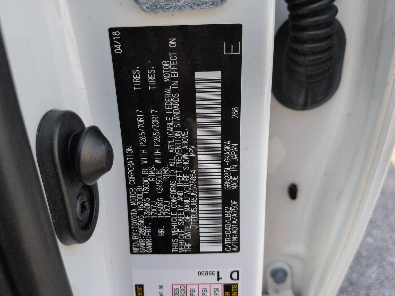 2018 Toyota 4Runner SR5 Premium Winder GA