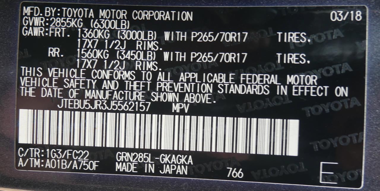 2018 Toyota 4Runner TRD Off-Road San Juan TX