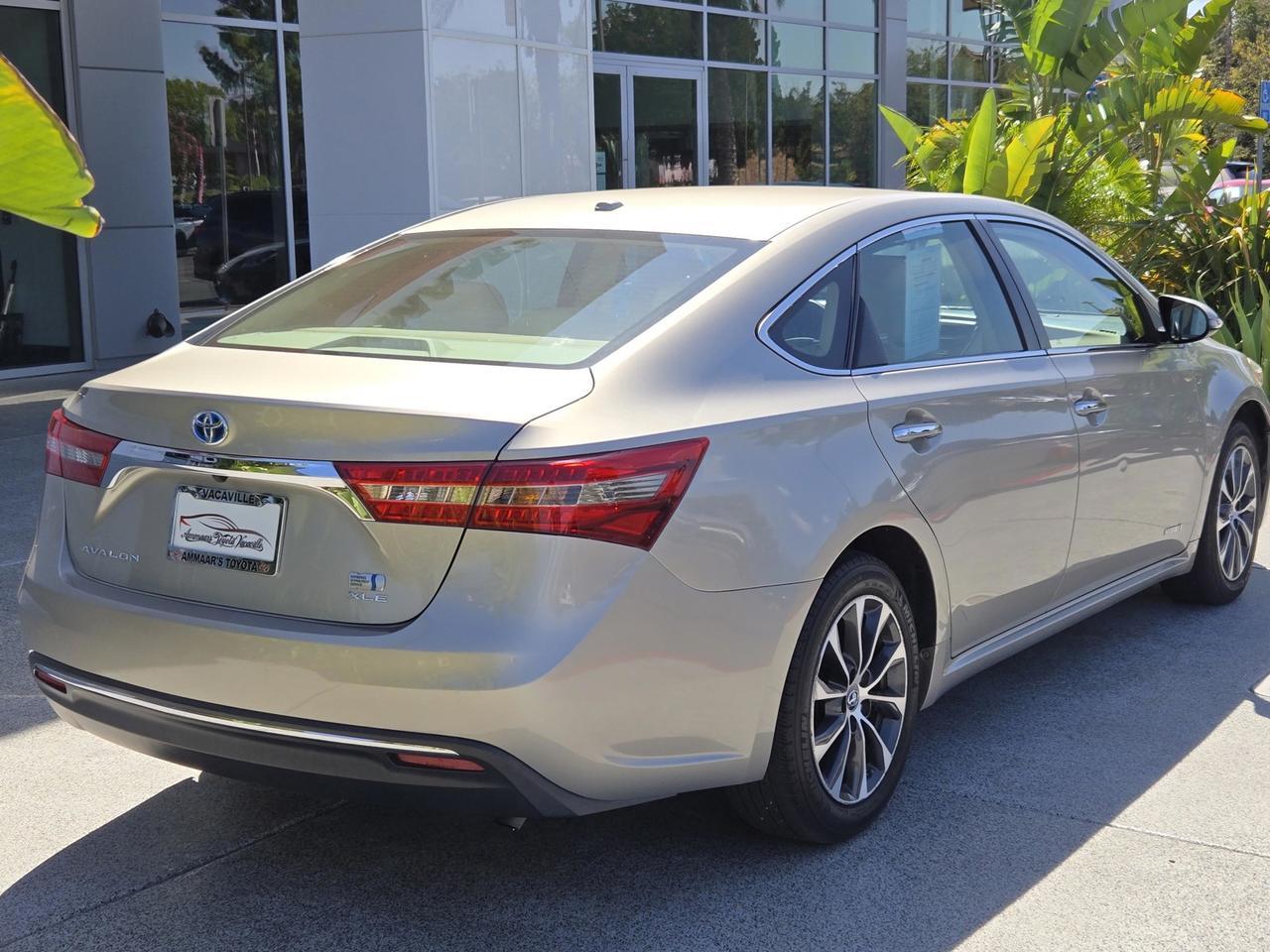 2018 Toyota AVALON XLE PREMIUM HYBRID Vacaville CA