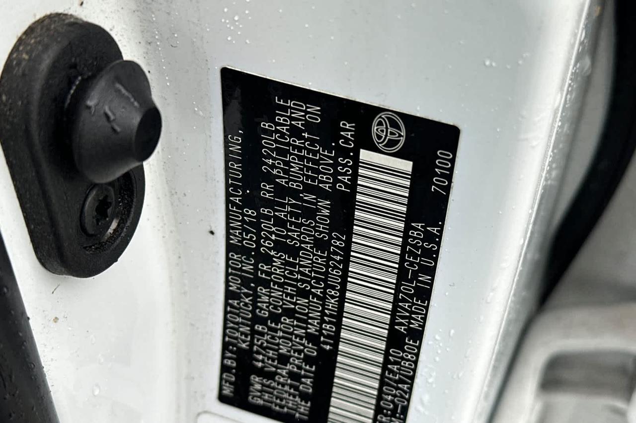 2018 Toyota Camry L Roseville CA