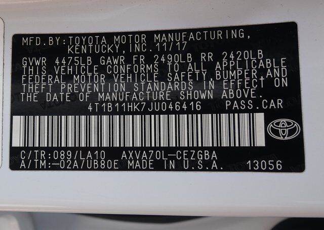 2018 Toyota Camry XLE San Juan TX