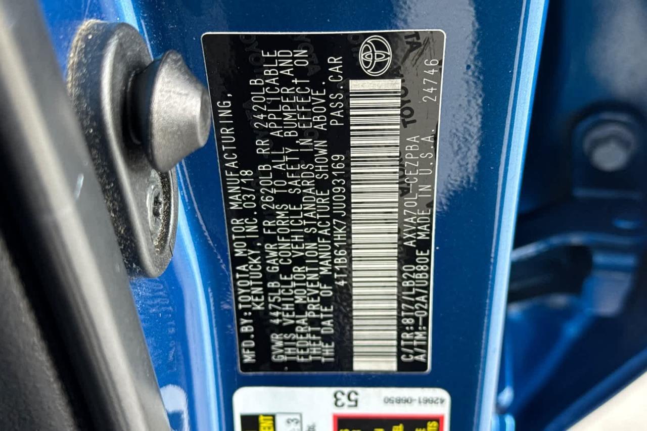 2018 Toyota Camry XSE Roseville CA