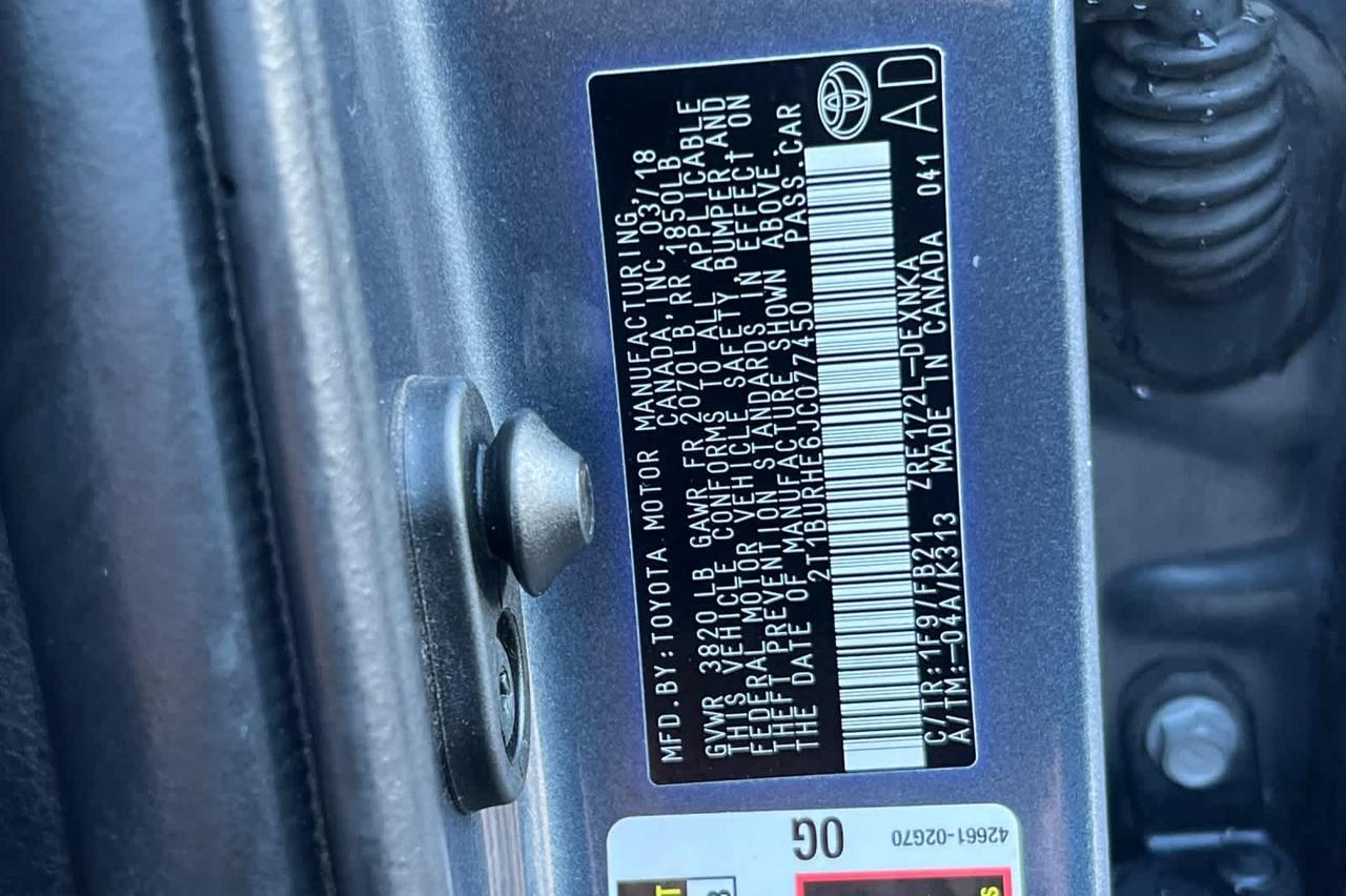 2018 Toyota Corolla L Roseville CA