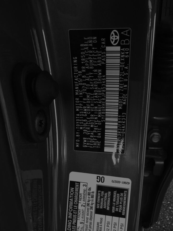 2018 Toyota Corolla LE CVT (Natl) Jacksonville FL