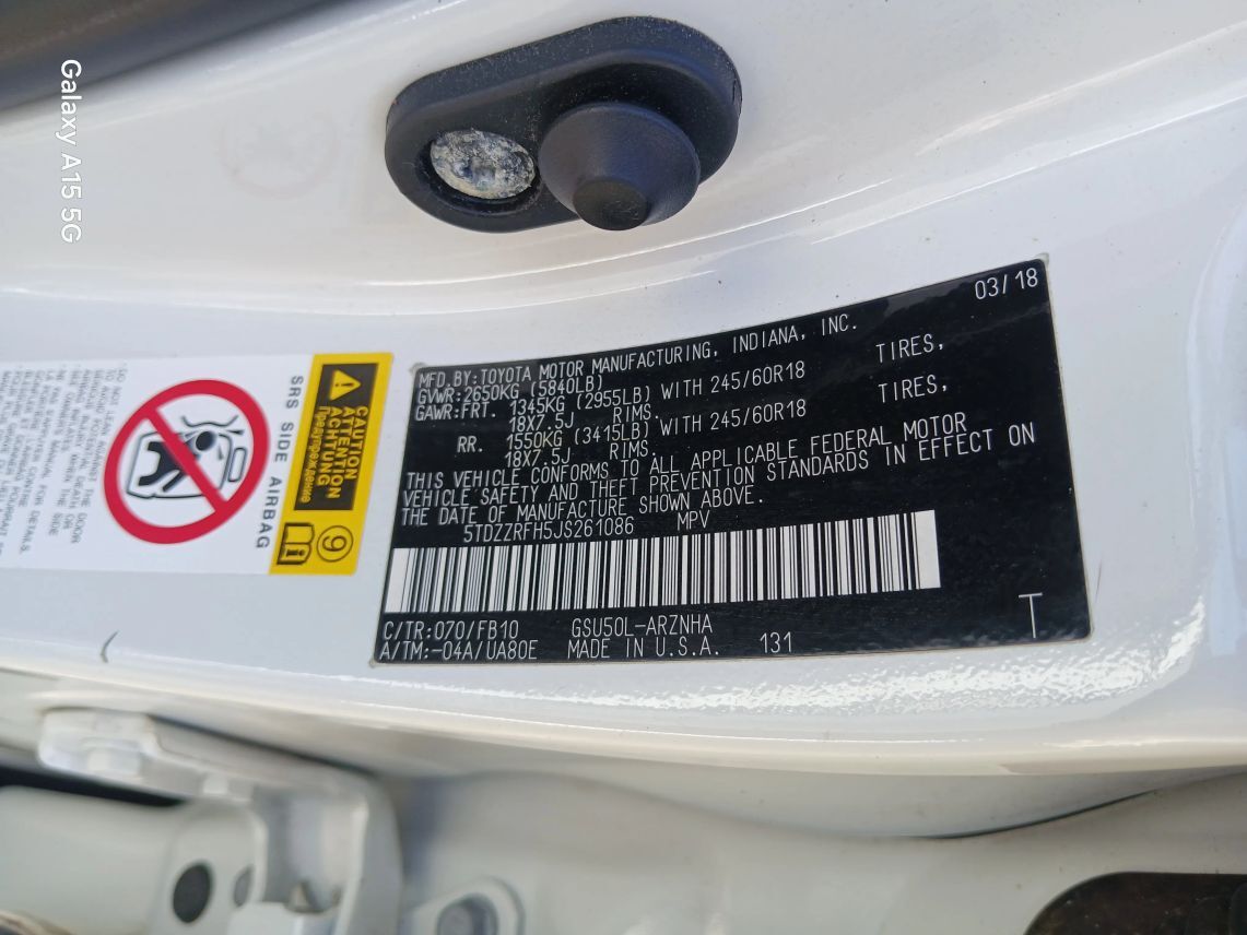 2018 Toyota Highlander LE Sport Utility 4D Maitland FL