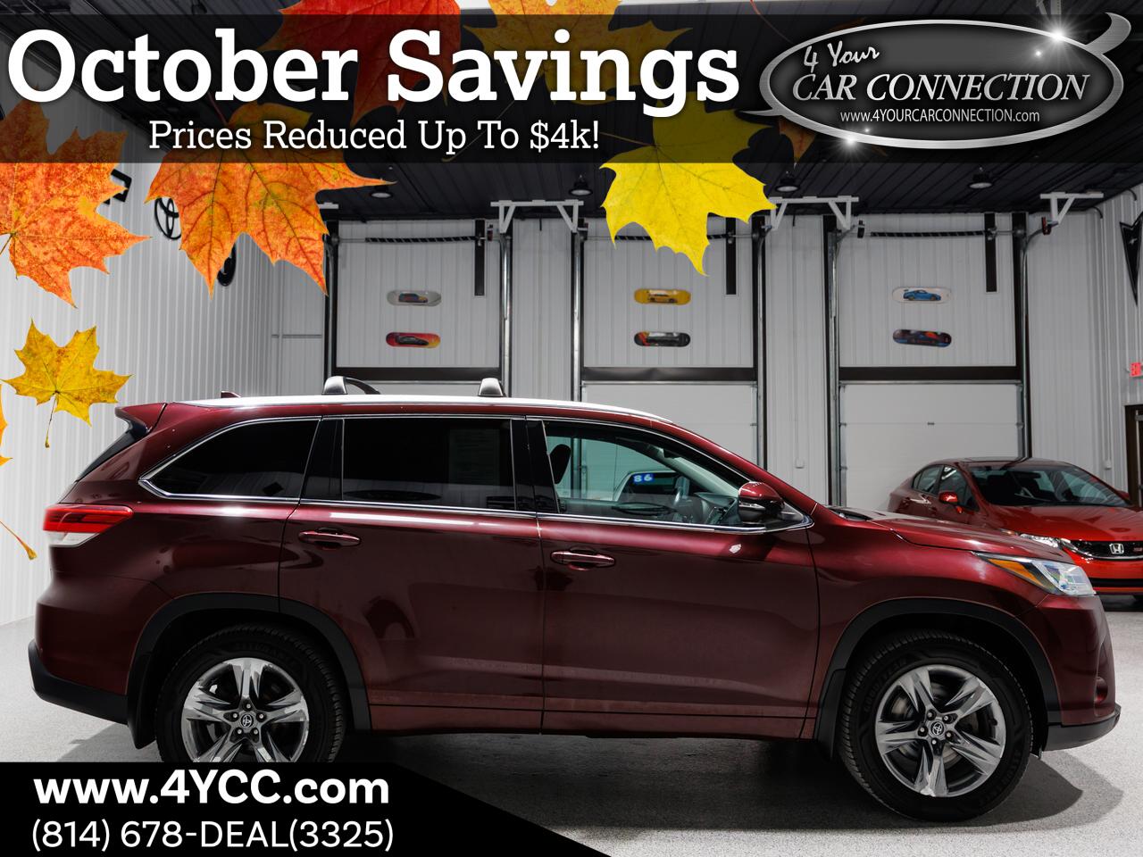 2018 Toyota Highlander Limited Platinum AWD 7-Passenger NAV Cranberry PA