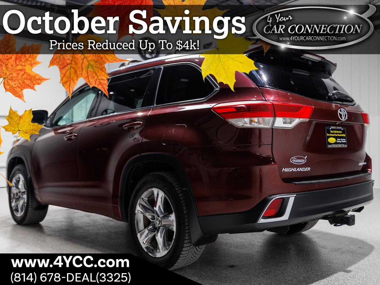 2018 Toyota Highlander Limited Platinum AWD 7-Passenger NAV Cranberry PA