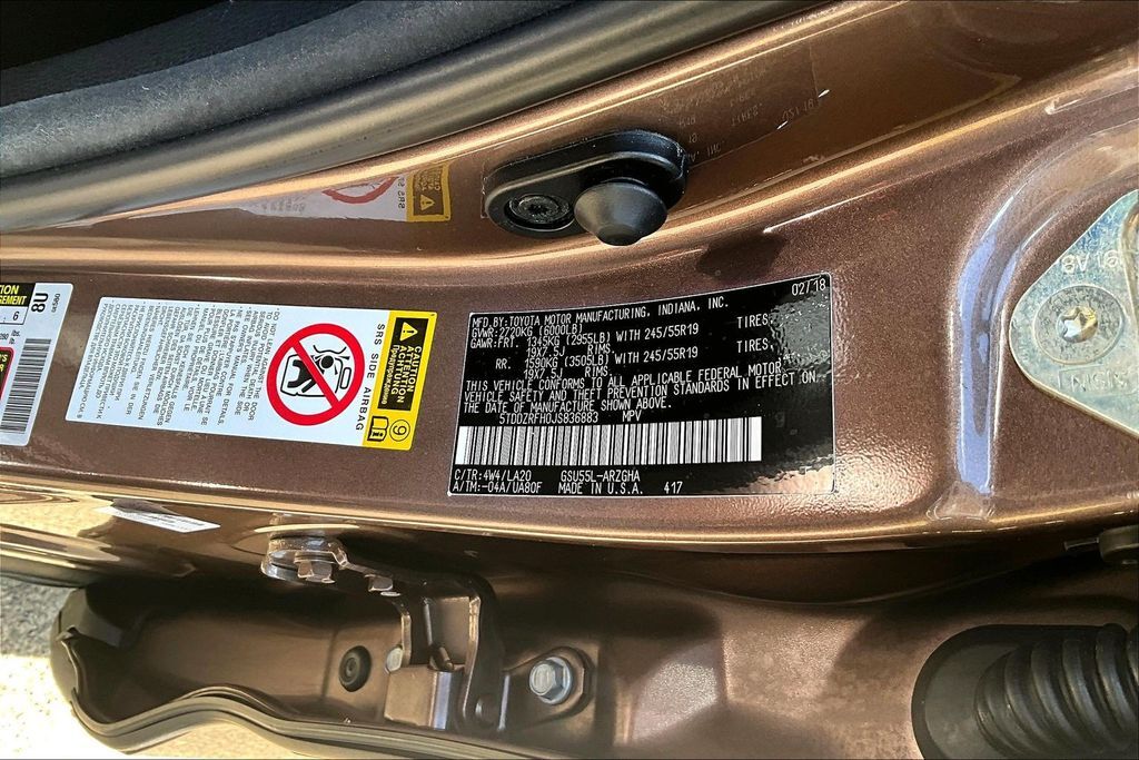 2018 Toyota Highlander Limited Platinum OR