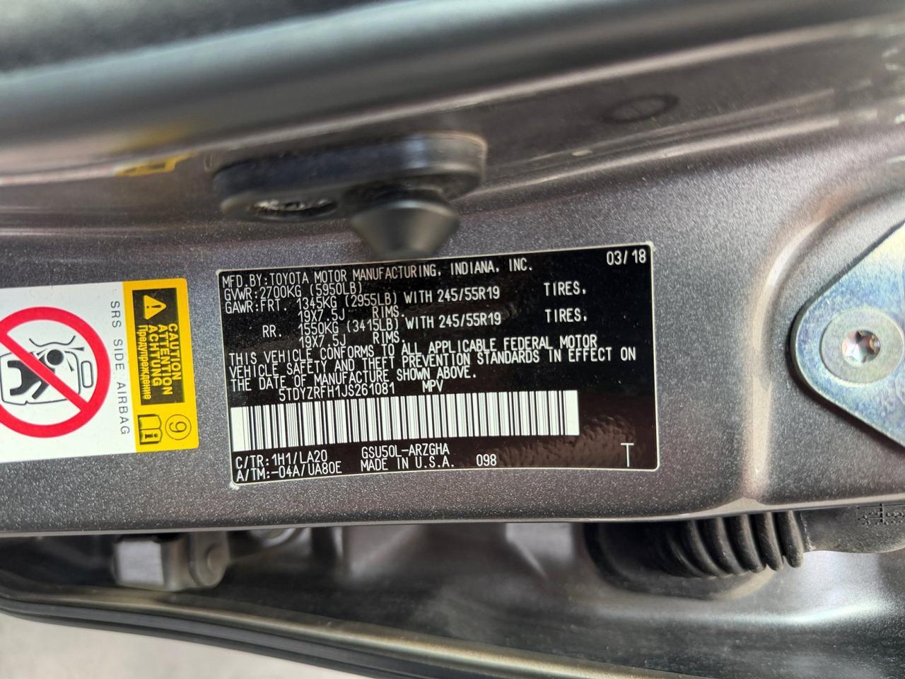 2018 Toyota Highlander Limited New Braunfels TX