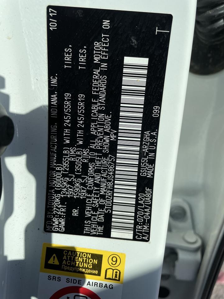 2018 Toyota Highlander Limited Springfield VA