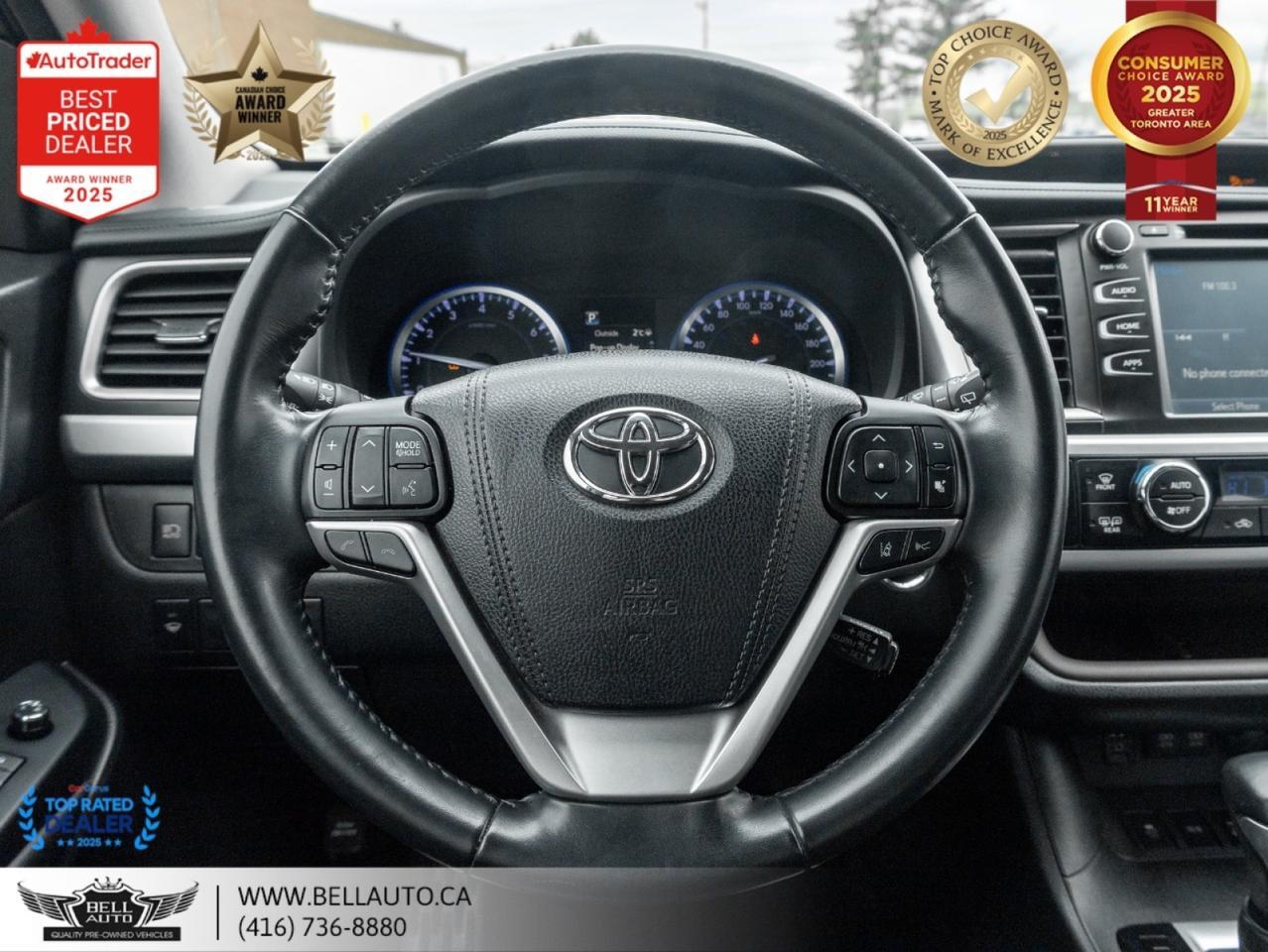 2018 Toyota Highlander XLE | 8PASS | NAVI | B.CAM | SUNROOF | CARPLAY | CDPLAYER | NOACCIDENT Toronto ON