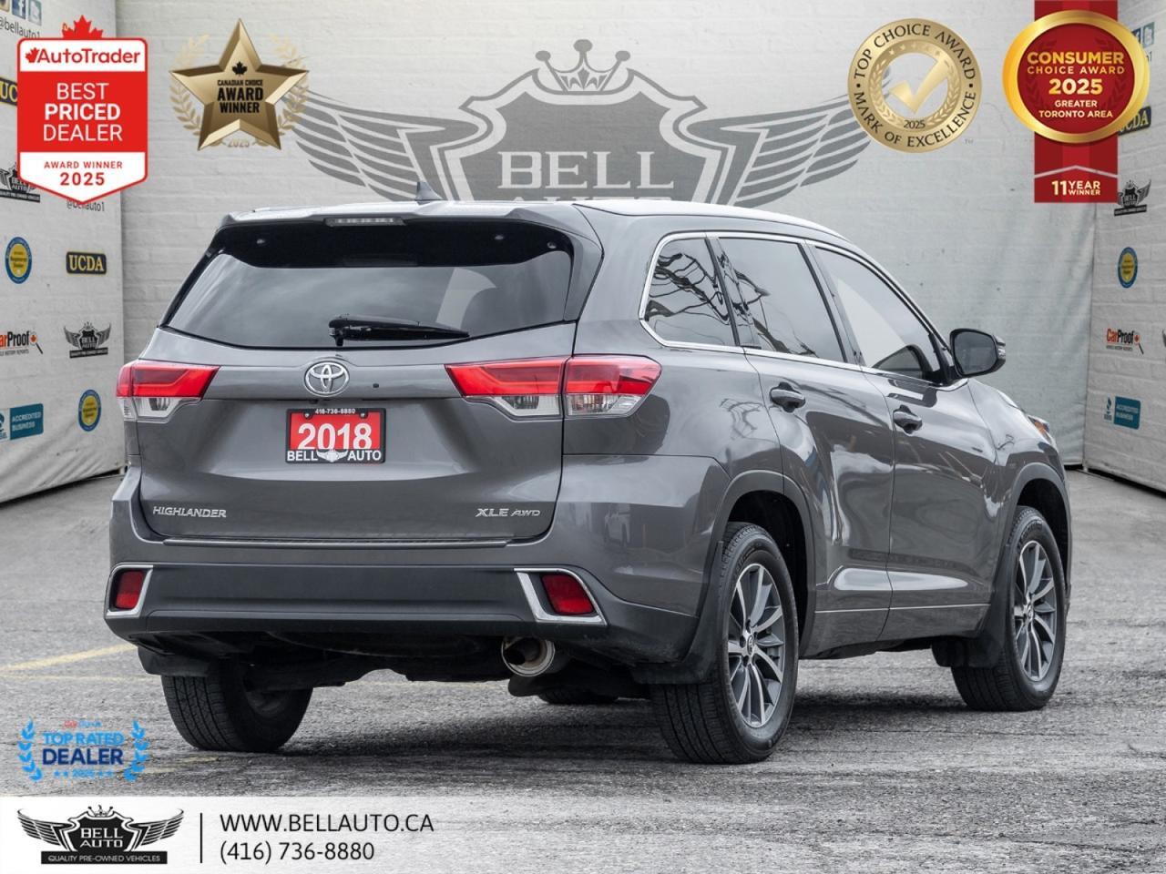 2018 Toyota Highlander XLE | 8PASS | NAVI | B.CAM | SUNROOF | CARPLAY | CDPLAYER | NOACCIDENT Toronto ON