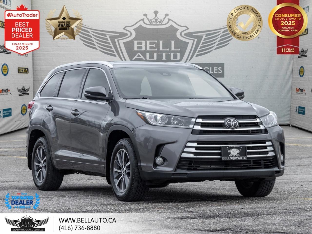 2018 Toyota Highlander XLE 8PASS SUNROOF CARPLAY B.CAM CDPLAYER NOACCIDENT