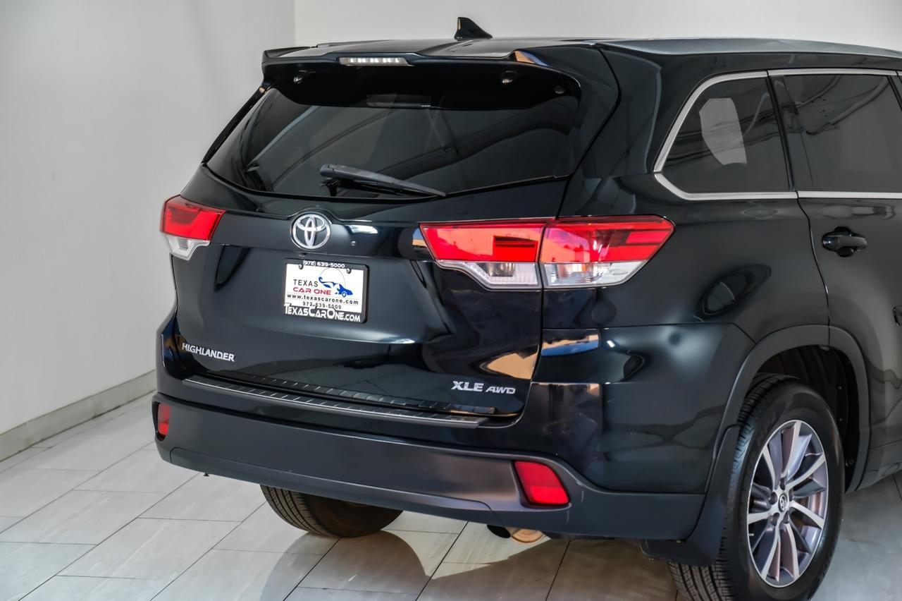 2018 Toyota Highlander XLE AWD V6 BLIND SPOT MONITOR TOYOTA SAFETY SENSE NAVIGATION SUNROOF LEATHER SEATS Carrollton TX