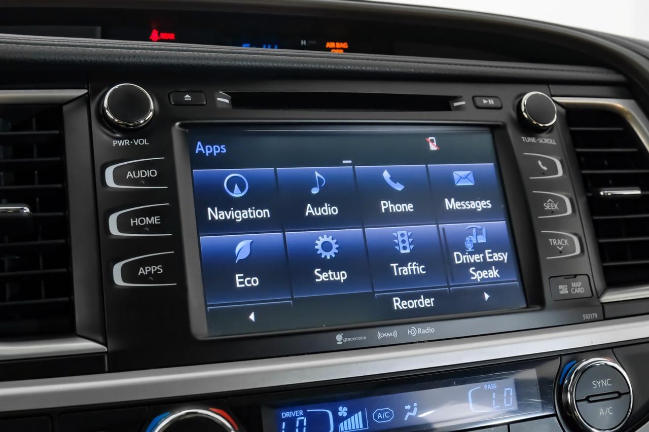 2018 Toyota Highlander XLE AWD V6 BLIND SPOT MONITOR TOYOTA SAFETY SENSE NAVIGATION SUNROOF LEATHER SEATS Carrollton TX