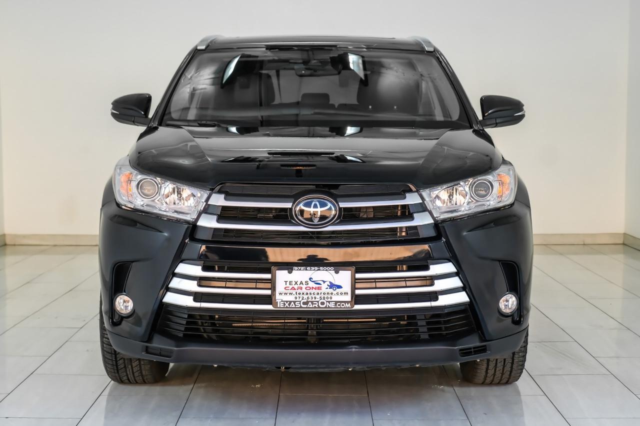 2018 Toyota Highlander XLE AWD V6 BLIND SPOT MONITOR TOYOTA SAFETY SENSE NAVIGATION SUNROOF LEATHER SEATS