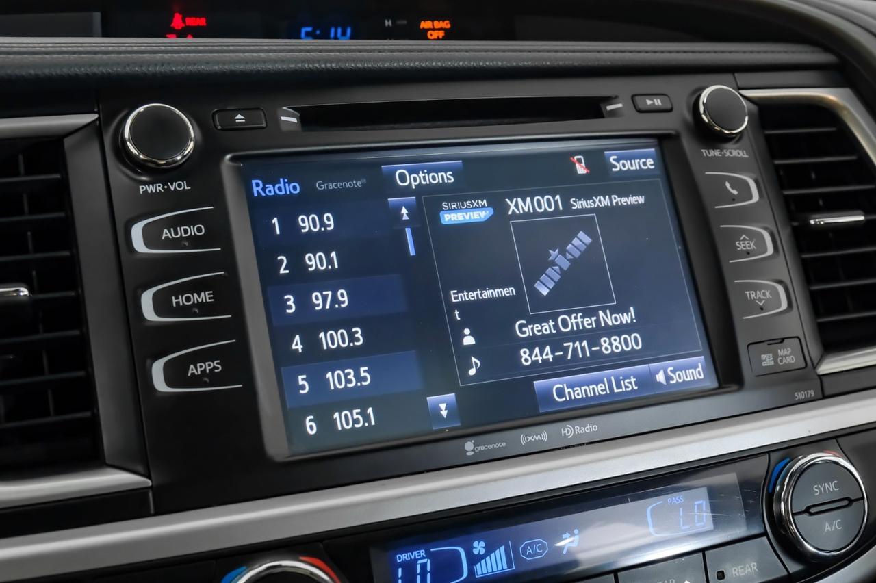 2018 Toyota Highlander XLE AWD V6 BLIND SPOT MONITOR TOYOTA SAFETY SENSE NAVIGATION SUNROOF LEATHER SEATS Carrollton TX