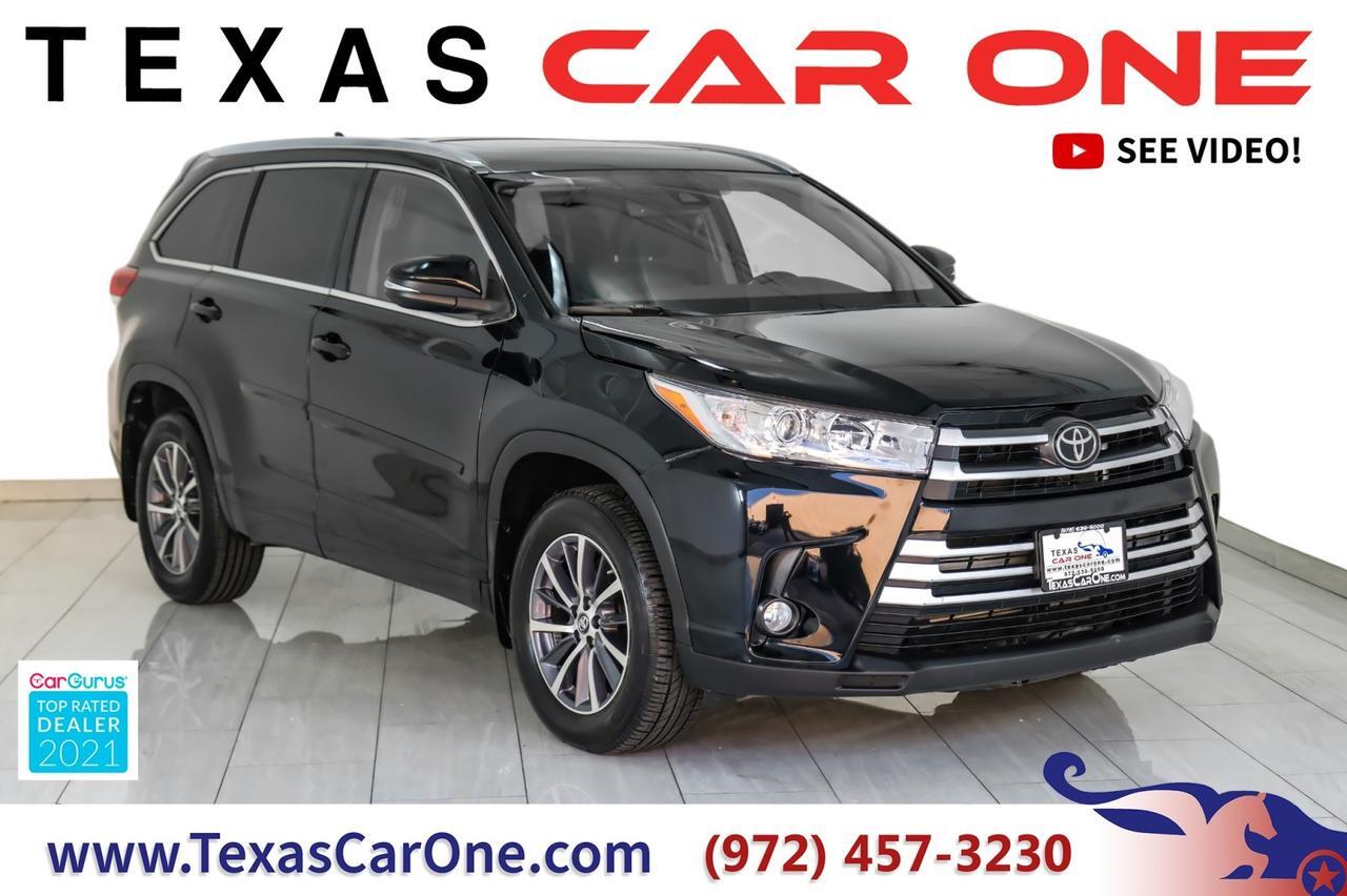 2018 Toyota Highlander XLE AWD V6 BLIND SPOT MONITOR TOYOTA SAFETY SENSE NAVIGATION SUNROOF LEATHER SEATS