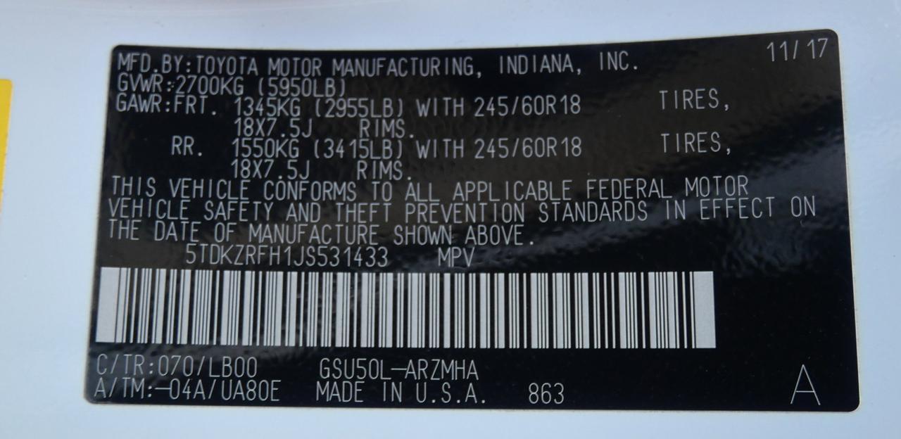 2018 Toyota Highlander XLE San Juan TX