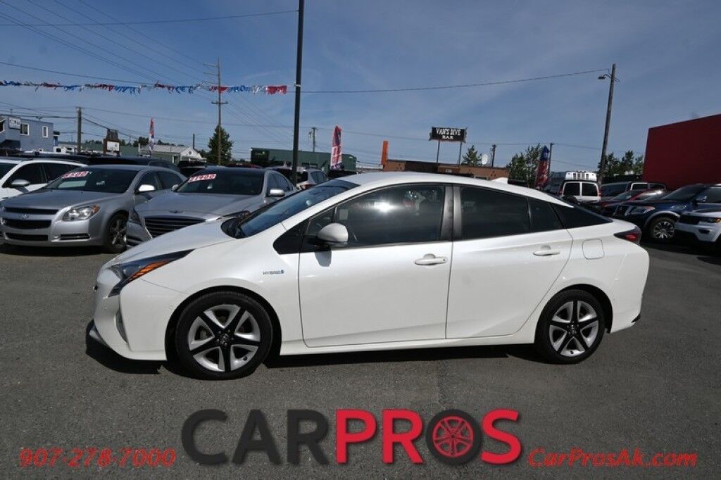 2018 Toyota Prius Four Touring - 1.8L Hybrid - Power Front Leather Seats - Keyless Entry - Push To Start - 11.6 Screen w/ Navigation - Wireless Charging - Backup Camera - Blind Spot Monitor w/ Rear Cross-Traffic Alert - 1 Owner Anchorage AK