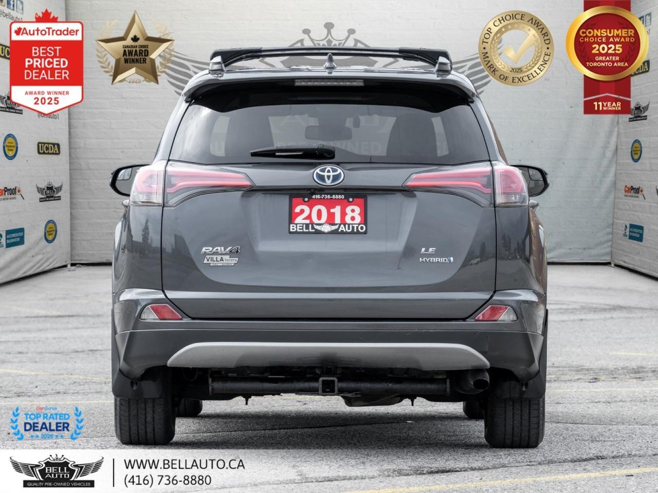 2018 Toyota RAV4 Hybrid LE+ B.CAM B.SPOT ROOFRACKS NOACCIDENT Toronto ON