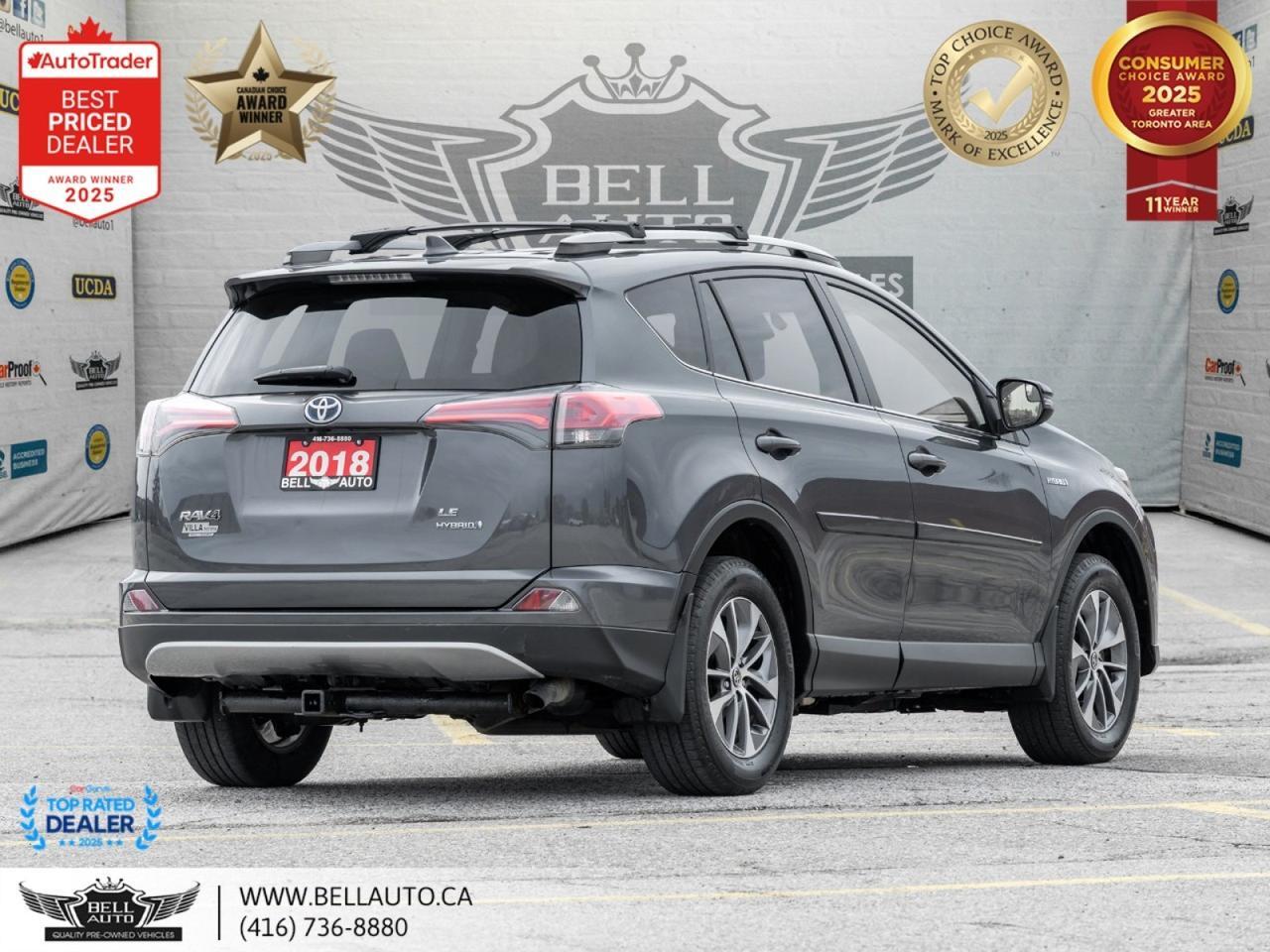 2018 Toyota RAV4 Hybrid LE+ B.CAM B.SPOT ROOFRACKS NOACCIDENT Toronto ON