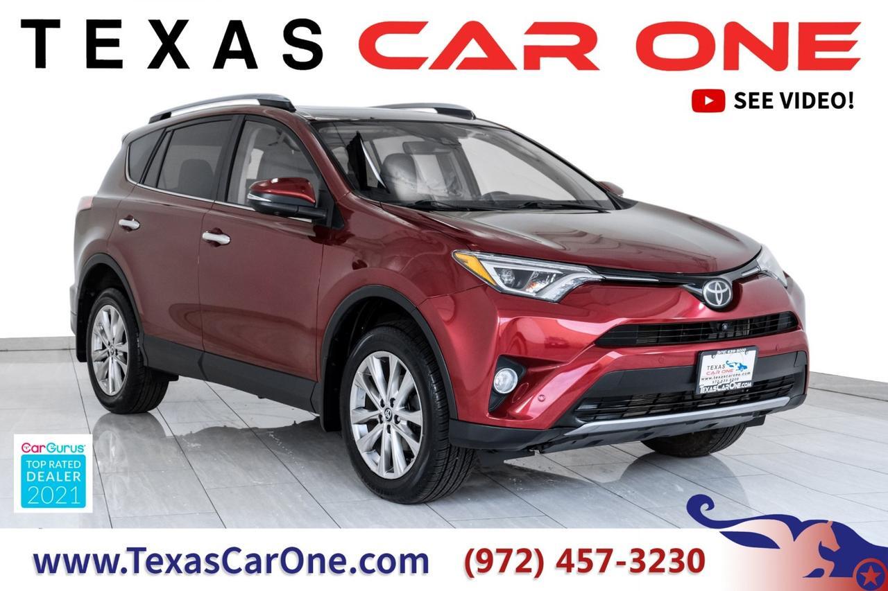 2018 Toyota RAV4 LIMITED AWD TOYOTA SAFETY SENSE BLIND SPOT LANE DEPARTURE PRE CO