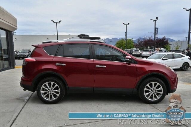 2018 Toyota RAV4 Limited / AWD / Advanced Technology Package / Auto Start / Power & Heated Leather Seats / Navigation / Sunroof / JBL Speakers / Cruise Control / Lane Departure & Blind Spot / Bluetooth / Back Up Camera / 28 MPG Anchorage AK