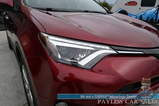 2018 Toyota RAV4 Limited / AWD / Advanced Technology Package / Auto Start / Power & Heated Seats / Navigation / Sunroof / JBL Speakers / Cruise Control / Lane Departure & Blind Spot / Bluetooth / Back Up Camera / 28 MPG Anchorage AK