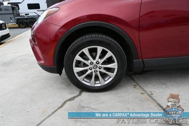 2018 Toyota RAV4 Limited / AWD / Advanced Technology Package / Auto Start / Power & Heated Seats / Navigation / Sunroof / JBL Speakers / Cruise Control / Lane Departure & Blind Spot / Bluetooth / Back Up Camera / 28 MPG Anchorage AK