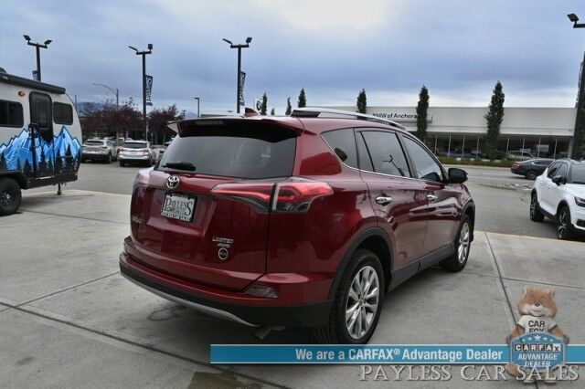 2018 Toyota RAV4 Limited / AWD / Advanced Technology Package / Auto Start / Power & Heated Seats / Navigation / Sunroof / JBL Speakers / Cruise Control / Lane Departure & Blind Spot / Bluetooth / Back Up Camera / 28 MPG Anchorage AK