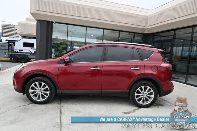 2018 Toyota RAV4 Limited / AWD / Advanced Technology Package / Auto Start / Power & Heated Seats / Navigation / Sunroof / JBL Speakers / Cruise Control / Lane Departure & Blind Spot / Bluetooth / Back Up Camera / 28 MPG Anchorage AK