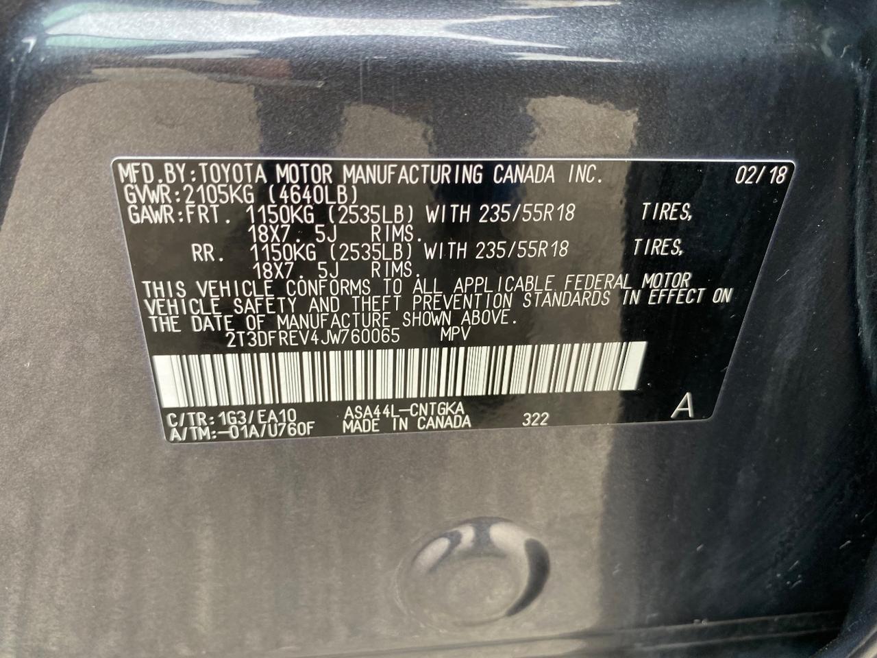 2018 Toyota RAV4 Limited AWD Hastings MI