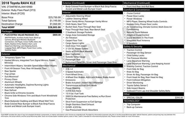 2018 Toyota RAV4 XLE Raleigh NC