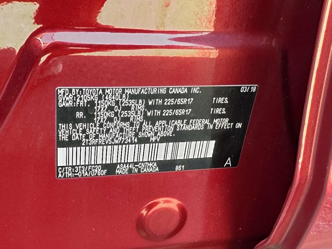 2018 Toyota RAV4 XLE Alexandria VA