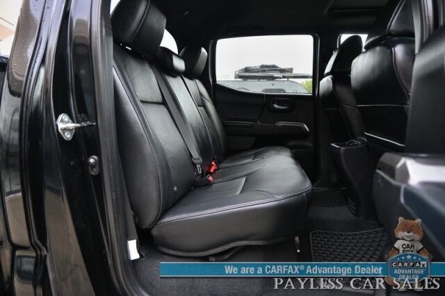 2018 Toyota Tacoma Limited / 4X4 / Crew Cab / Heated Leather Seats / NAV / Sunroof / JBL Speakers / Lane Watch & Blind Spot Alert / Bluetooth / Bed Liner / Keyless Entry & Start / Only 62K Miles / Back Up Cam / Tow Pkg / 1-Owner Anchorage AK
