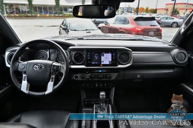 2018 Toyota Tacoma Limited / 4X4 / Crew Cab / Heated Leather Seats / NAV / Sunroof / JBL Speakers / Lane Watch & Blind Spot Alert / Bluetooth / Bed Liner / Keyless Entry & Start / Only 62K Miles / Back Up Cam / Tow Pkg / 1-Owner Anchorage AK
