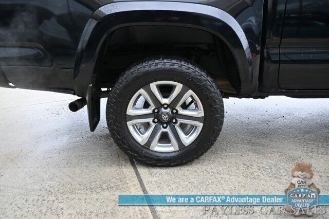 2018 Toyota Tacoma Limited / 4X4 / Crew Cab / Heated Leather Seats / NAV / Sunroof / JBL Speakers / Lane Watch & Blind Spot Alert / Bluetooth / Bed Liner / Keyless Entry & Start / Only 62K Miles / Back Up Cam / Tow Pkg / 1-Owner Anchorage AK