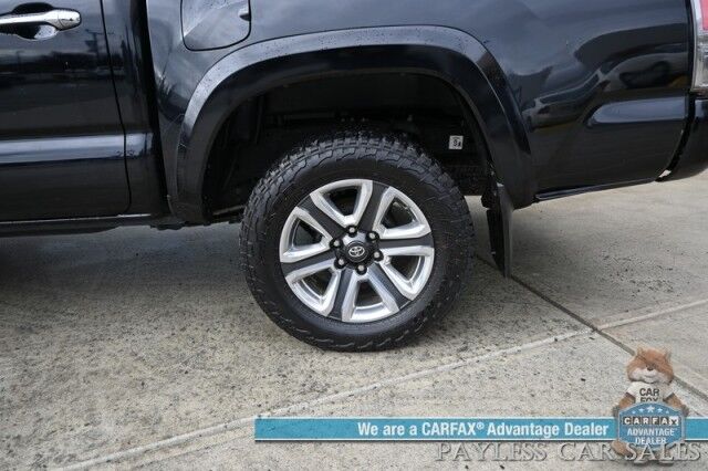 2018 Toyota Tacoma Limited / 4X4 / Crew Cab / Heated Leather Seats / NAV / Sunroof / JBL Speakers / Lane Watch & Blind Spot Alert / Bluetooth / Bed Liner / Keyless Entry & Start / Only 62K Miles / Back Up Cam / Tow Pkg / 1-Owner Anchorage AK