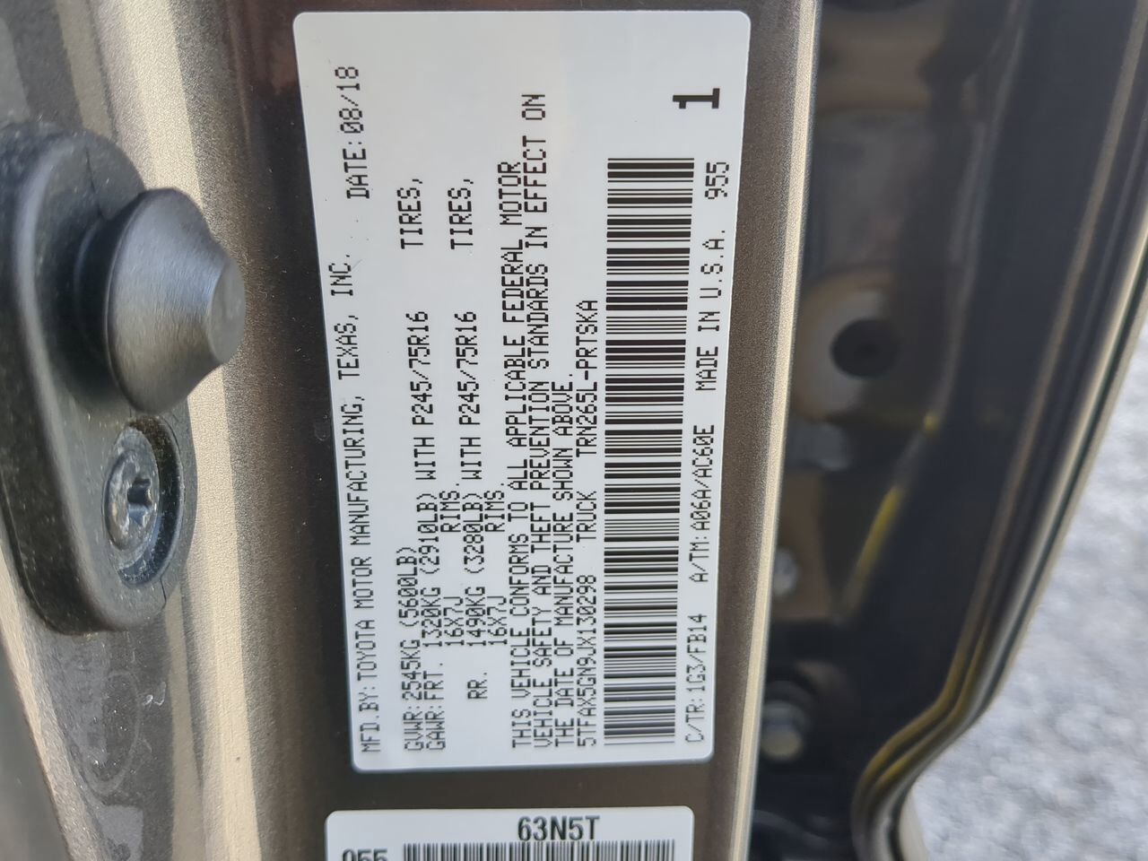 2018 Toyota Tacoma SR Winder GA