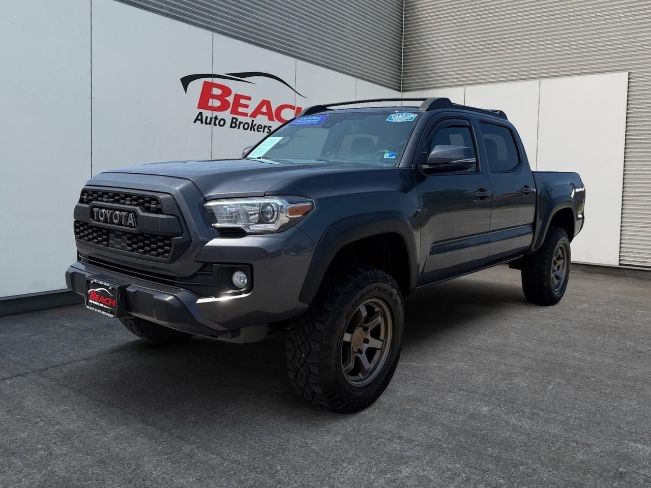 2018 Toyota Tacoma TRD Off Road, BLUETOOTH, BED LINER, TAILGATE STEP, TOW PACKAGE, SLIDING REAR WINDOW, BACKUP CAMERA, KEYLESS START, ALL WEATHER FLOOR MATS, THIS TACOMA IS READY TO HIT THE TRAILS! Norfolk VA