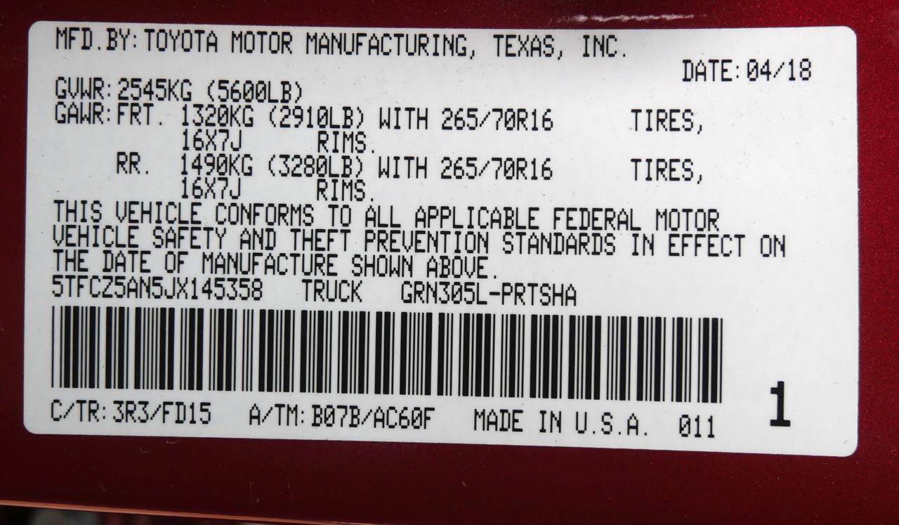 2018 Toyota Tacoma TRD Off-Road San Juan TX