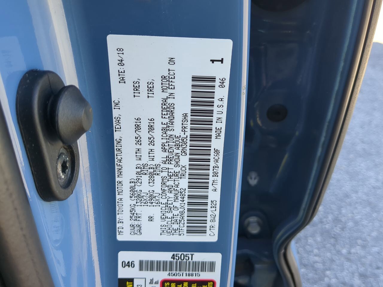 2018 Toyota Tacoma TRD Pro Winder GA