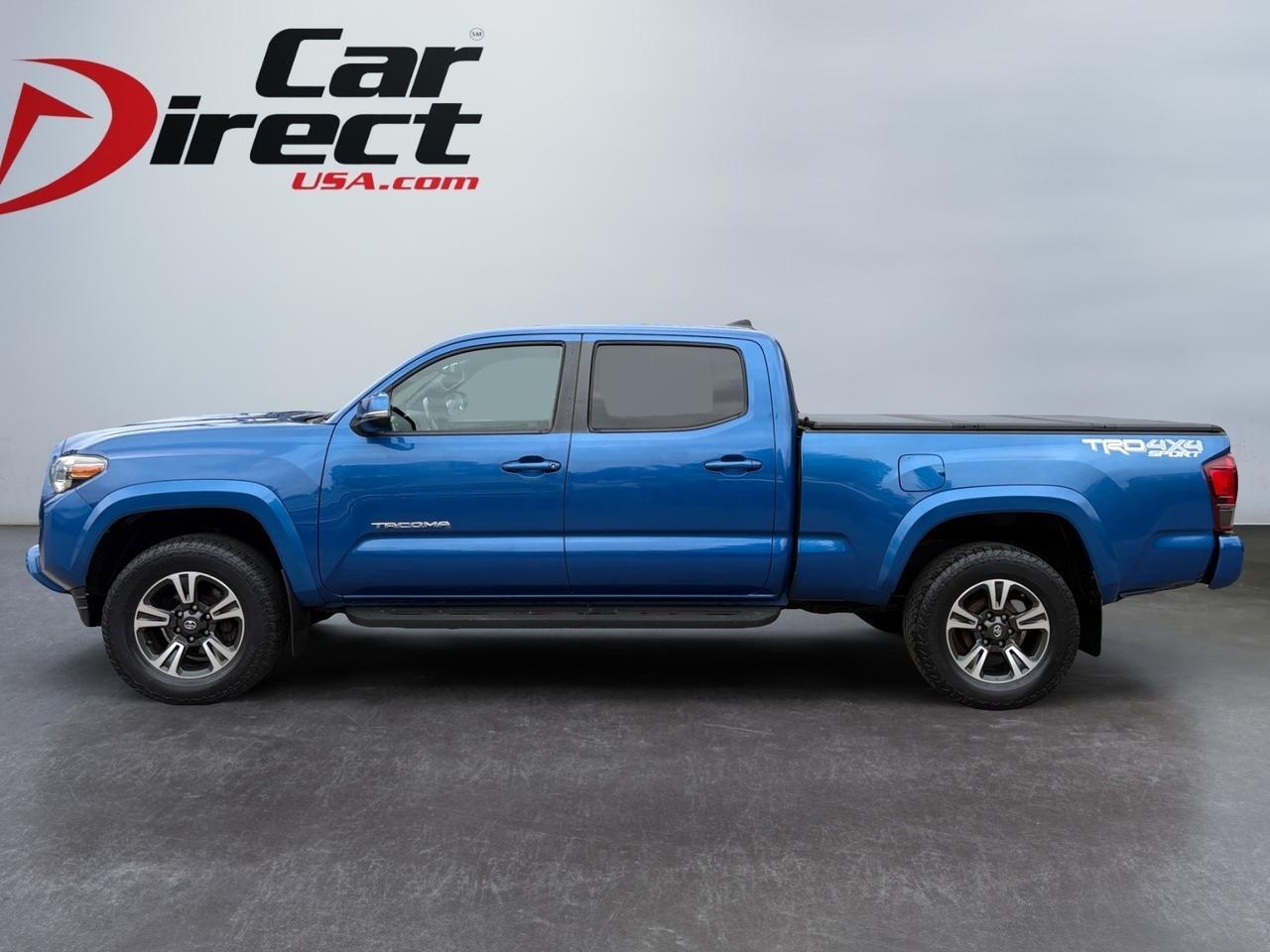 2018 Toyota Tacoma TRD Sport, RUNNING BOARDS, TOW PACKAGE, HARD TONNEAU COVER, BACKUP CAMERA WITH PARKING SENSORS, FORWARD COLLISION, LANE KEEP ASSIST, NAVIGATION, LOW MILEAGE, JUST 1 OWNER, CLEAN CARFAX, THIS TACOMA IS TAKE HOME READY!