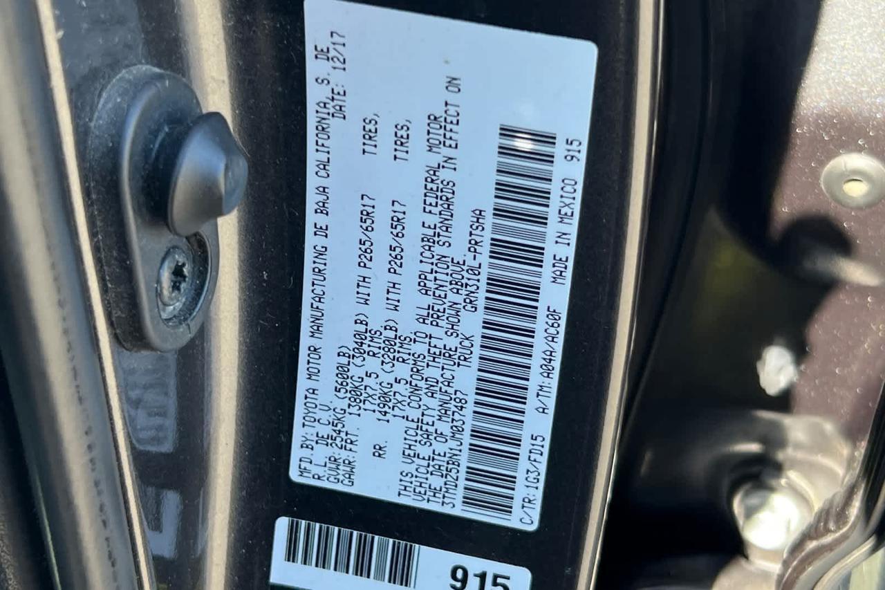 2018 Toyota Tacoma TRD Sport Roseville CA