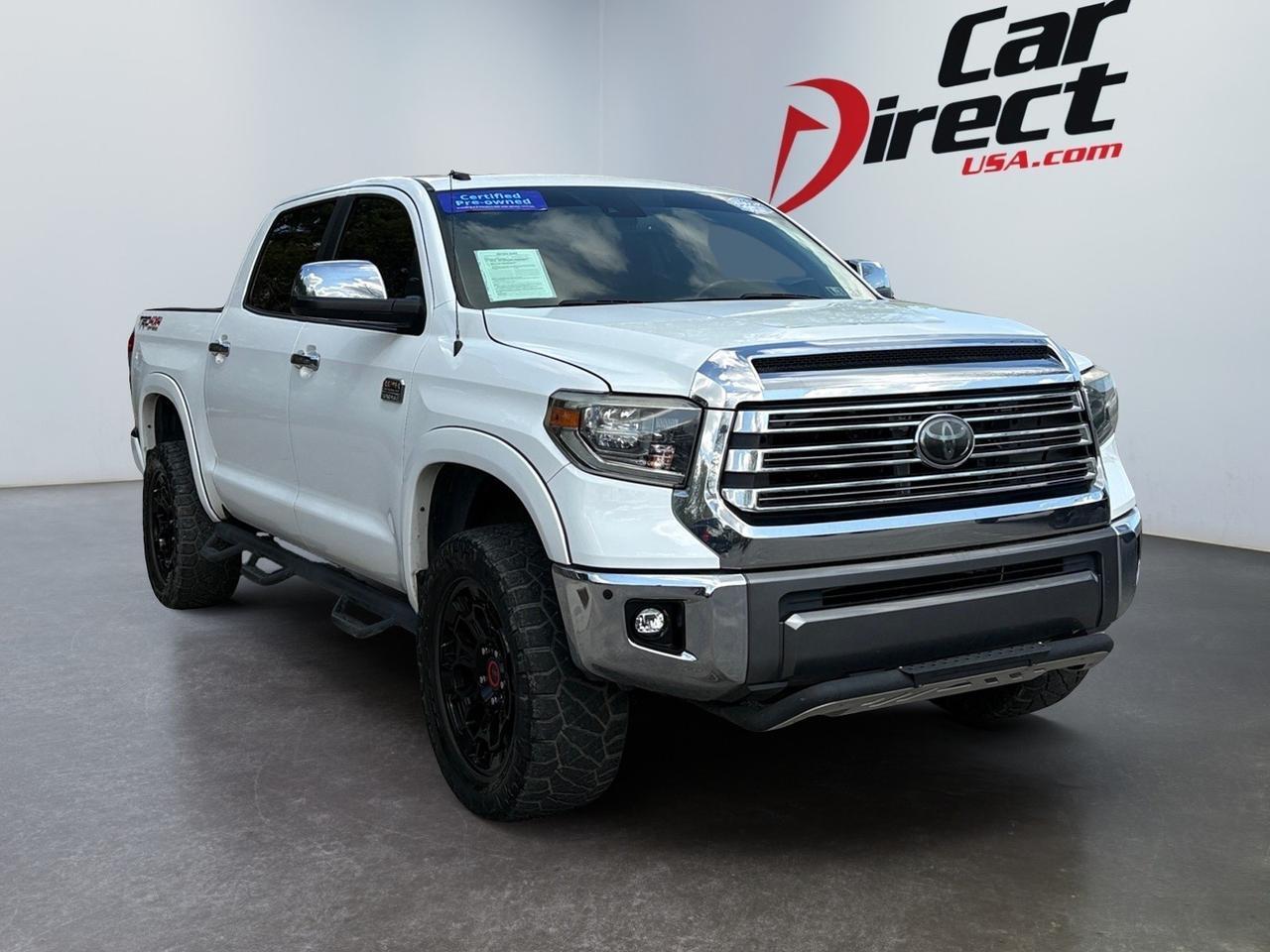 2018 Toyota Tundra 4WD 1794 Edition, BED LINER, TUBULAR SIDE STEPS, BACKUP CAMERA, SUNROOF, HEATED & COOLING SEATS, LOW MILEAGE, THIS TRUCK IS ONE YOU CAN'T MISS! Virginia Beach VA