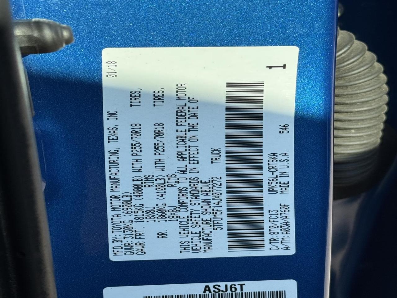 2018 Toyota Tundra SR5 Fredericksburg VA