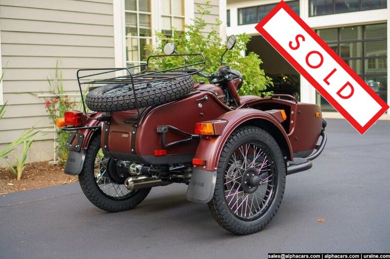 2018 Ural Gear Up 2WD Burgundy Satin Custom Boston MA