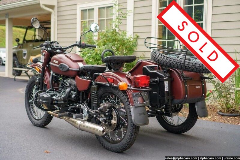 2018 Ural Gear Up 2WD Burgundy Satin Custom Boston MA